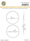 Mots en cercles - Stanzschablonen Mots en cercles - Stanzschablonen